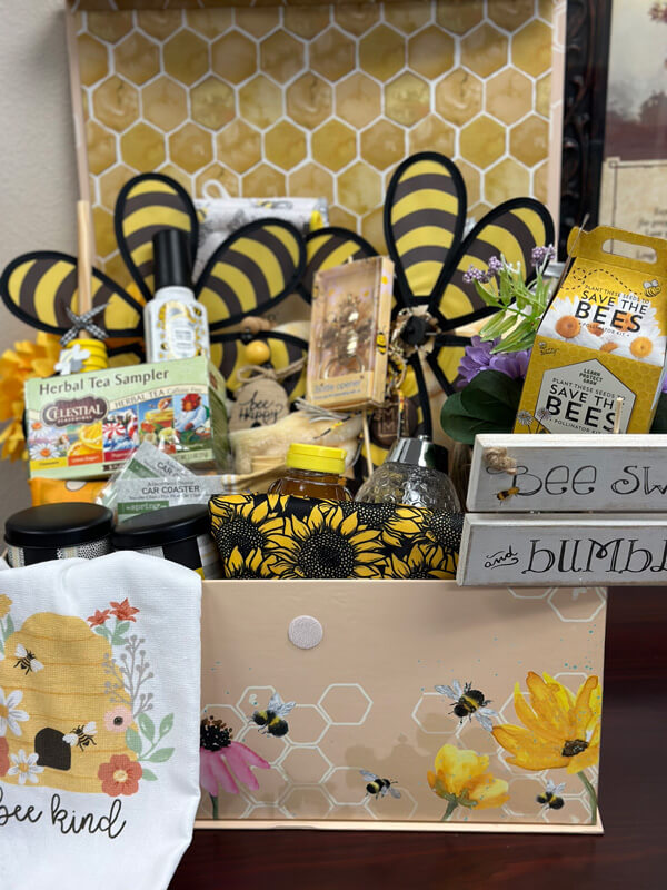 Honey Bee Basket for raffle